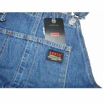 ★リーバイス Levis 新品 人気 メンズ カジュアル コットン デニム オーバーオール ワークウエア Lサイズ [79107-0007-L] 五 弐★QWER■_画像4