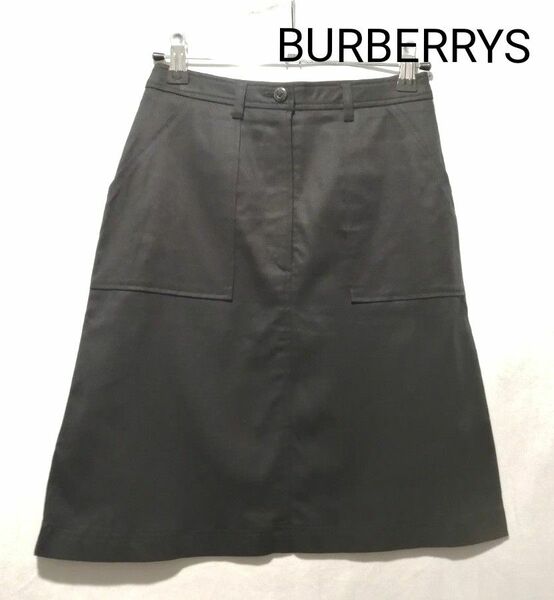 BURBERRYS バーバリー スカート ブラック 150A 黒 収縮性生地 極美品