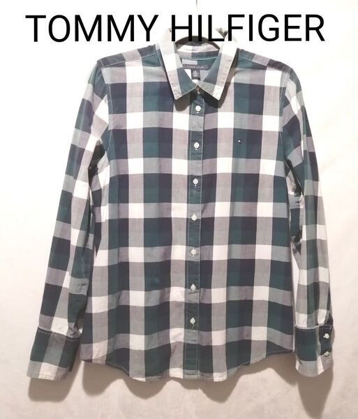 TOMMY HILFIGER トミーヒルフィガー チェックシャツ 長袖 L