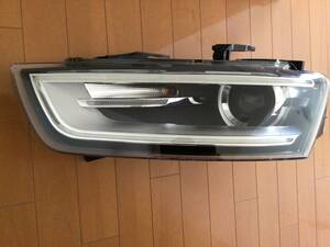 【5cm スリ傷有】破損無し Audi Q3 left ヘッド Light キセノン HID ABA-8UCPSF 8U0 941 043 A / 8U0 941 005 A ランプ