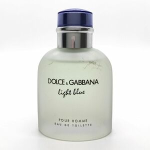 D&G ドルチェ&ガッバーナ ライト ブルー プールオム EDT 75ml ☆残量たっぷり9割　送料350円