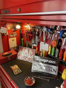 スナップオン マックツール看板2枚セット　　　　　管理No.010128世田谷ベースsnap on Mac tools