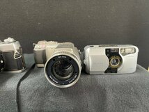 KF0601-69I ゆうパック着払い フィルムカメラ/デジタルカメラ 7台 まとめて ジャンク FUJICA/minolta/PENTAX 動作・状態未確認_画像3