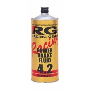 レーシング ギア ( RACING GEAR ) ブレーキフルード DOT4.2 1L RGP-4210 [HTRC4.1]の画像1