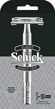 Schick(シック) シック クラシック ダブルエッジメタルホルダーシルバー (替刃10コ付)_画像1