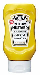  high ntsu(HEINZ) yellow mustard reverse . bottle 226g×4ps.