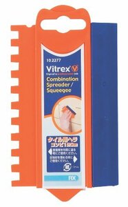 イチネンアクセス 旧イチネンミツトモ VITREX ヴィトレックス 左官 タイル用ヘラ コンビ120mm 102277