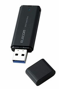  Elecom установленный снаружи SSD 1TB портативный USB 5Gbps / USB3.2(Gen2) соответствует маленький размер колпак тип черный ESD-EMC10