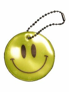 Glimmis Gris mistake Happy Face yellow YL Northern Europe reflector reflection key holder repeated .. reflection material 1 piece (x 1)