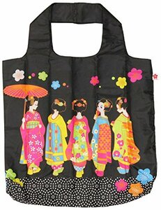 ma.. industrial arts Marusan eko-bag Mai . pattern souvenir sack 5.5cm×10.5cm×5cm black 