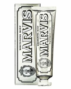 MARVIS(ma- screw ) white * mint tooth paste refreshing mint taste oral care Italy made 75ml