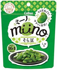 カルビー ｍｉｉｎｏそら豆しお味 28g×12袋 おつまみ おやつ お菓子 ミーノ そら豆 ロカボ