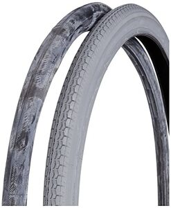 シンコーshinko 車椅子用タイヤ+チューブセット WO SR120 グレー 20×1 3/8 自転車 20インチ 65043 SR120