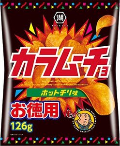  lake . shop Large size ka Ram -cho chip s hot Chile taste 122g12 sack 