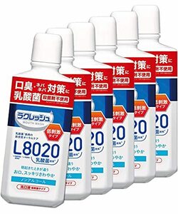 ジェクス ラクレッシュ L8020 乳酸菌 マウスウォッシュ (マイルド) リキッド 450ml アップルミント風味×6個