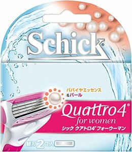 シック Schick クアトロ4フォーウーマン 替刃 (2コ入) 女性用 カミソリ