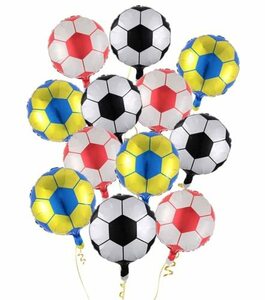 【風船屋】サッカー サッカーボール 45cm 飾り 誕生日 サッカー少年 卒業 卒園 公園遊び バースデー アルミバルーン 大 11枚