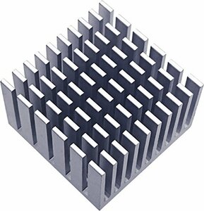 ICONSHOP multi heat sink aluminium square W30mm×D30mm×H20mm bonding seat attached IC-HSA03