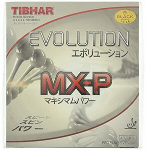 ティバー(TIBHAR) 卓球 ラバー エボリューション MX-P 回転系ハイテンション BT146146 黒 1.7