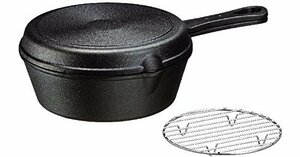 isigaki skillet fry pan oven iron castings 18cm deep type . type set net attaching 