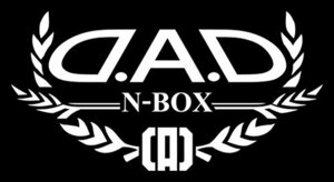 ギャルソン DAD 【オートモデルステッカー】 N-BOX (ホワイト) ST109-03 D.A.D AUTO MODEL STICKER