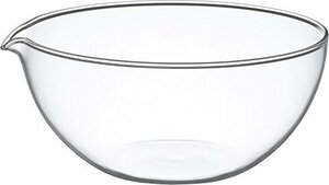 iwaki(イワキ) AGCテクノグラス 耐熱ガラス ボウル 注ぎ口付き 500ml 外径15.2cm 電子レンジ/オーブン/食洗器対応 食材を
