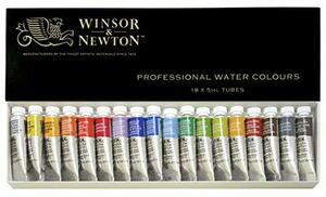  wing The -& new ton watercolor coloring material wing The -& new ton Professional water color 18 color set 5ml
