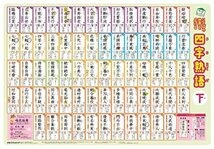 ことばの世界を広げる 四字熟語 (キッズレッスン 学習ポスター)_画像2