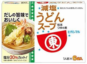 ヒガシマル醤油 減塩うどんスープ6P×5個