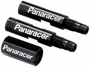 パナレーサー (Panaracer) 用品 バルブエクステンダー 20mm 2本セット [2ピース仏式バルブ用] バルブコアツール付属 ブラック VE-