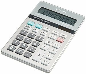  sharp business practice calculator EL-N412K-X Nice size 