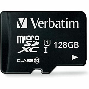 Verbatim バーベイタム microSD 128GB 最大90MB/s UHS-1 U1 class10 アイ・オー・データ機器による安心