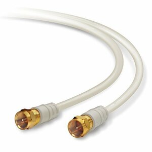 DX antenna antenna cable for television [2K 4K 8K correspondence ] 2m F shape plug /F shape plug 4C light gray 4JW2FFS(B)