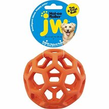 JW Pet(JWペット) 犬用おもちゃ 中型犬 ホーリーローラーボール Sサイズ オレンジ_画像5