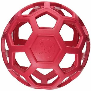 JW Pet Company собака для игрушка сигнал Lee ролик мяч L размер красный 