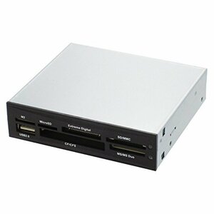 ainex USB2.0 内蔵カードリーダー PF-CR01A (67-9258-44)