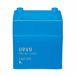 ウェーボ デザインキューブ (uevo design cube) クールジェル 80g ワックス ブルー 80グラム (x 1)