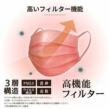 [医食同源ドットコム] iSDG スパンレース不織布カラーマスク 個包装 40枚入り ラベンダー_画像6