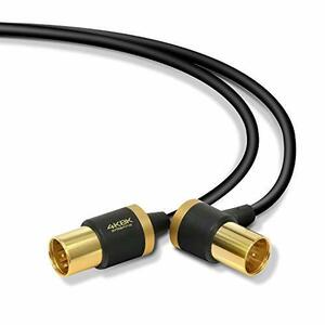  Elecom antenna cable /4K8K correspondence /L-S type /0.5m/ black 