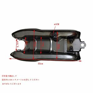 YIBO オートバイ用ガス燃料タンク バイク燃料タンク 9L 2.4ガロン カフェレーサーカスタム汎用 バイク タンクの画像7