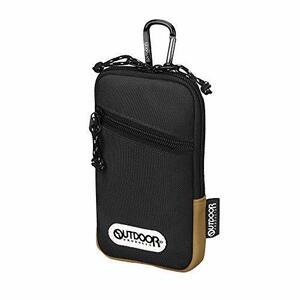 OUTDOOR PRODUCTS(アウトドアプロダクツ) スマートフォンポーチ04 ブラック AMZODSPP04BK カ