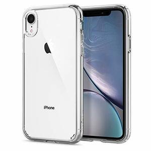 Spigen iPhone XR ケース 6.1インチ 対応 クリア 米軍MIL規格取得 耐衝撃 カメラ保護 衝撃吸収 Qi充電 ワイヤレス充電