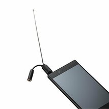 ELECOM スマートフォン用ロッドアンテナ アダプタタイプ ブラック MPA-35ATRBK_画像3