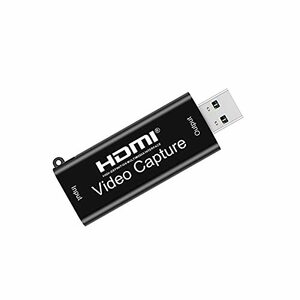 YFFSFDC HDMI キャプチャーボード USB HDMI ゲームキャプチャー USB 2.0 1080p30Hz ゲーム実況生配信、画面共