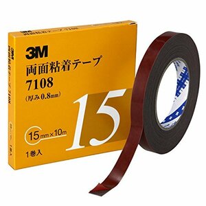 3M 両面粘着テープ 7108 15mm幅x10m 7108 15 AAD