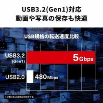 バッファロー USB-A 3.2Gen1 バスパワー 4ポートハブ ホワイト 上挿しモデル マグネット付き 【Windows/Mac 対応】 B_画像4