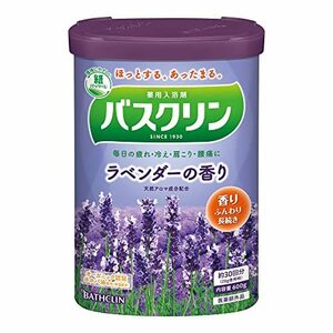 バスクリン入浴剤 ラベンダーの香り600g(約30回分) 疲労回復