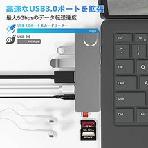 Surface Laptop 5 / Surface Laptop Go 2 USBハブ Bawanfa 4K HDMI + 1000Mイーサネ_画像6