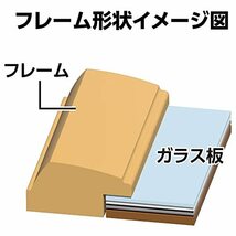 ハクバ HAKUBA フォトフレーム ウッドフレーム パレッテ L/ハガキ(KG)/2L 3サイズ対応 ブラウン FWPLT-BR_画像8