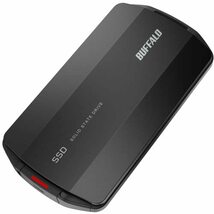 バッファロー SSD 外付け 500GB USB3.2 Gen2 Type‐C 最大読出速度1050MB/秒 防塵防滴 IP55 耐衝撃 MIL_画像1